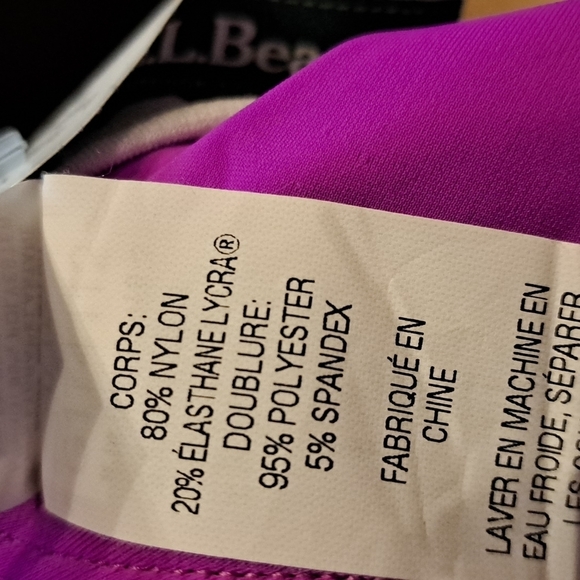 L.L. Bean Sport halter swim top size 16 NWT - Picture 4 of 5